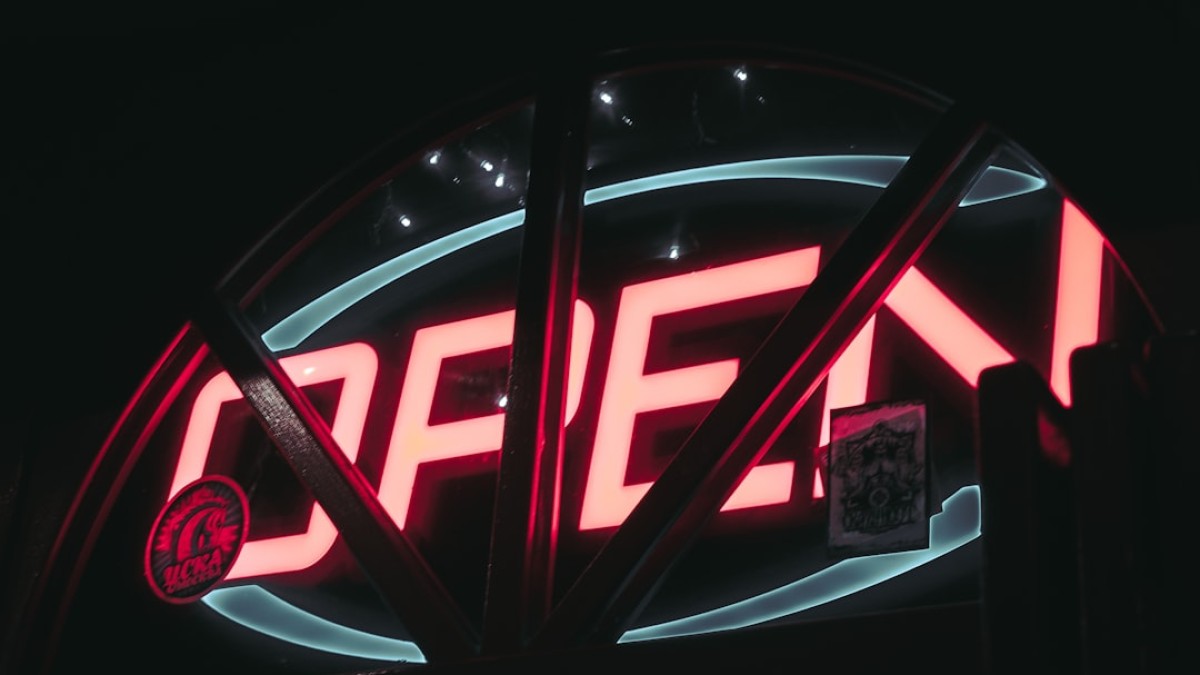 Open LED sign