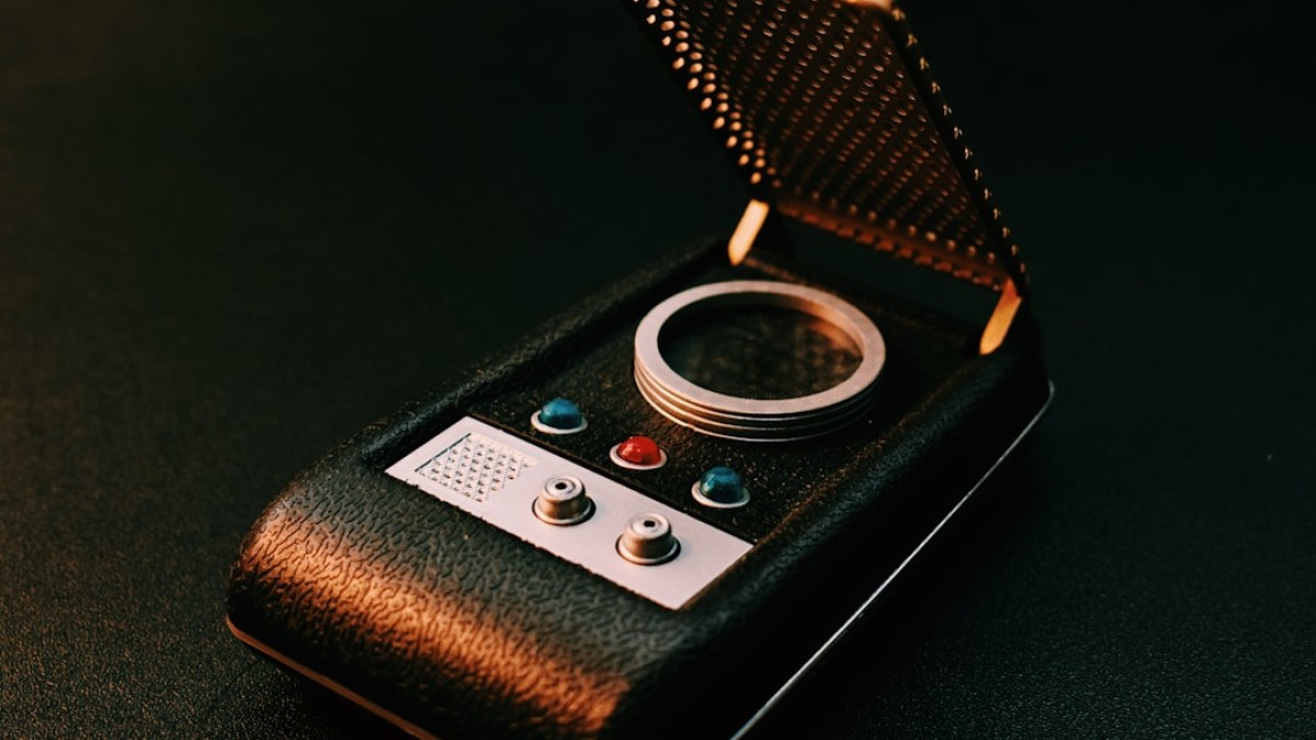 rectangular black digital device