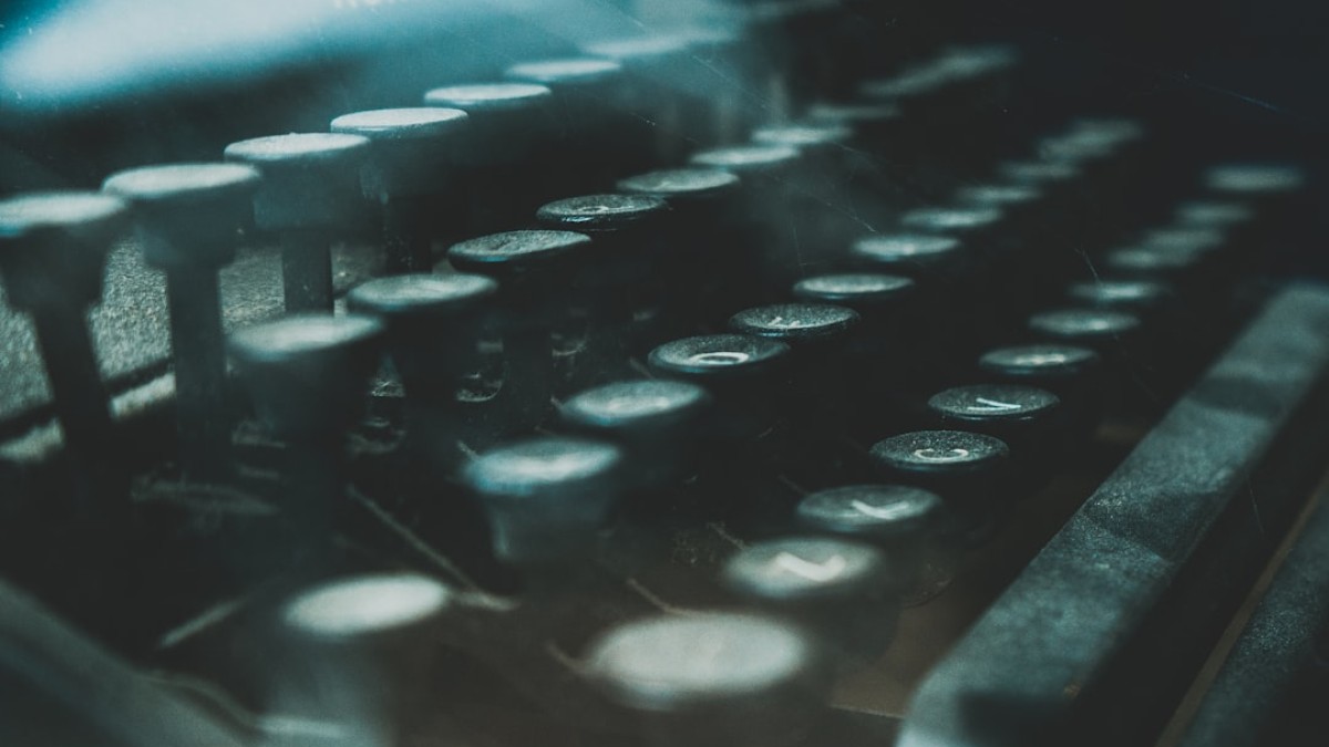 black and blue computer keyboard